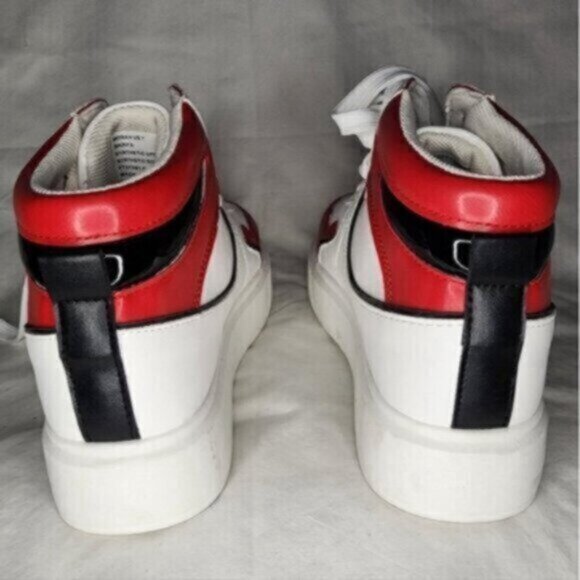 Bebe High Top platform Sneakers NWT Women’s sz 10 - Picture 6 of 8